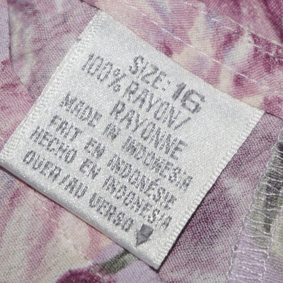 Vintage 90s Floral Slip Midi Dress 16 - Picture 5 of 7